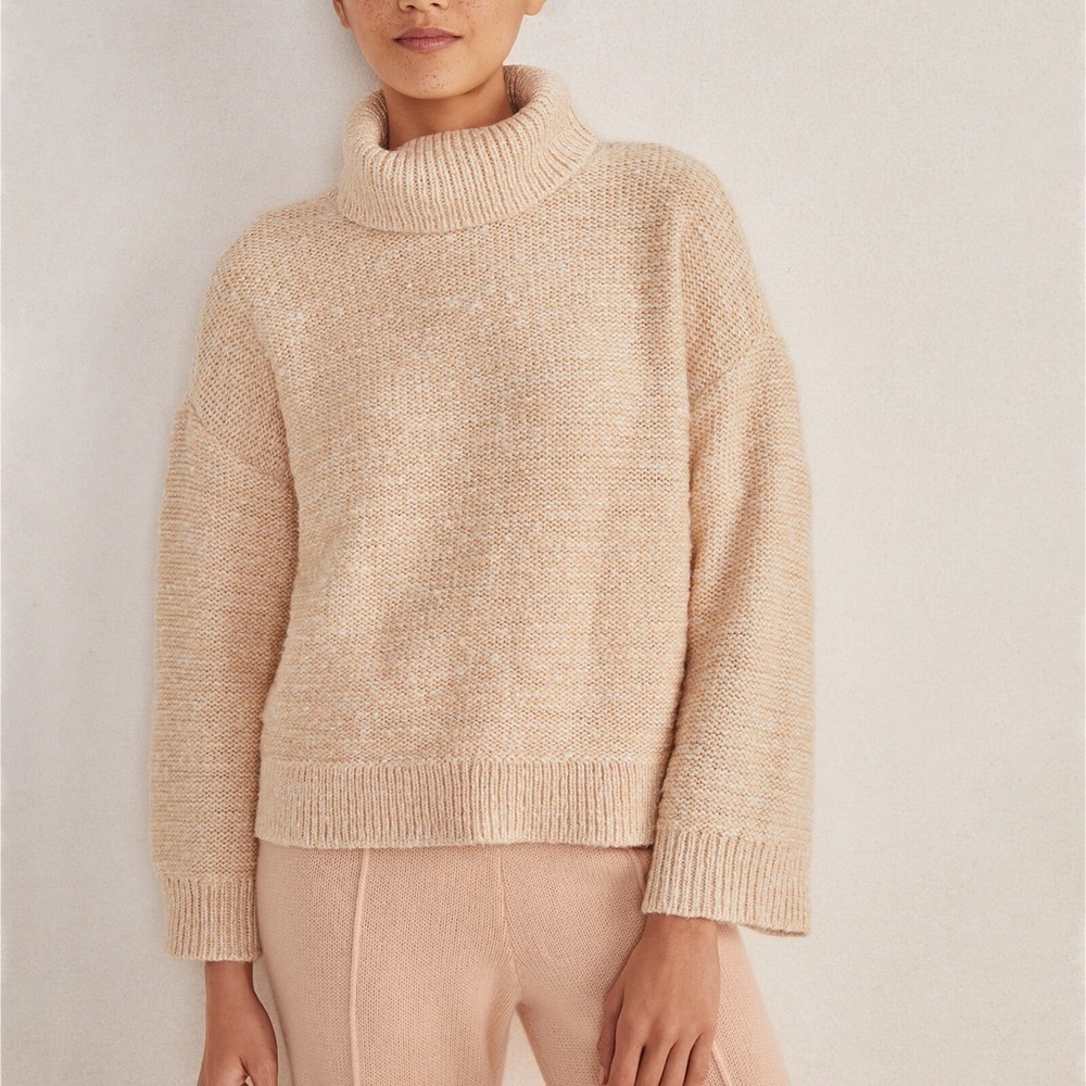 Haven Well Within Marled Turtleneck Sweater | size medium